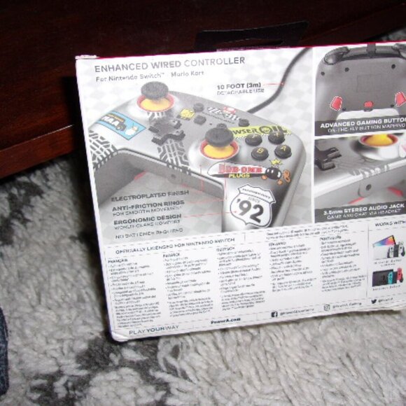 PowerA Enhanced Wired Controller for Nintendo Switch - Mario Kart - Picture 2 of 4